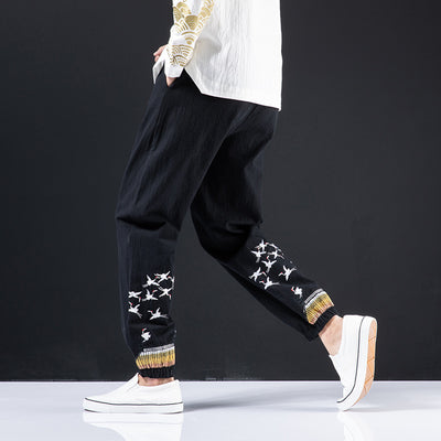 Pantalones Casuales Talla Grande Estilo Asiático para Hombre - Image 9