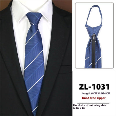 Corbata con Cierre Ejecutiva sin Nudo para Hombre - Image 36