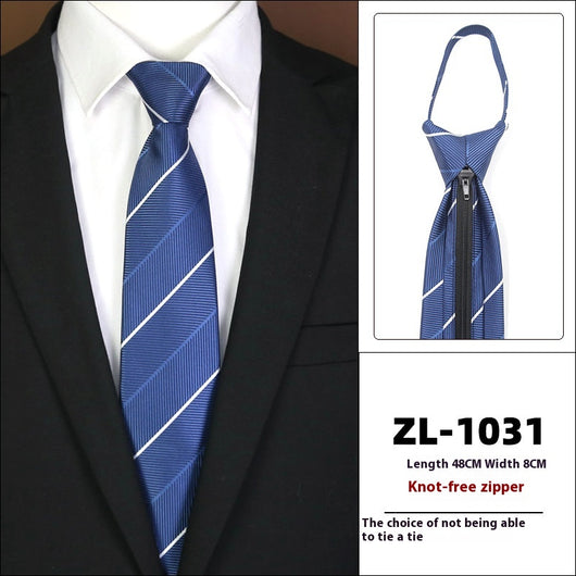 Corbata con Cierre Ejecutiva sin Nudo para Hombre - Image 36