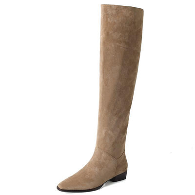 Botas Altas de Ante Texturizado para Mujer - Image 5