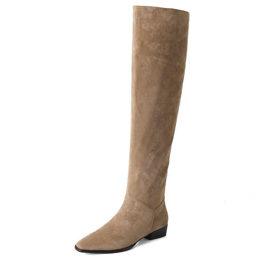 Botas Altas de Ante Texturizado para Mujer - Image 5
