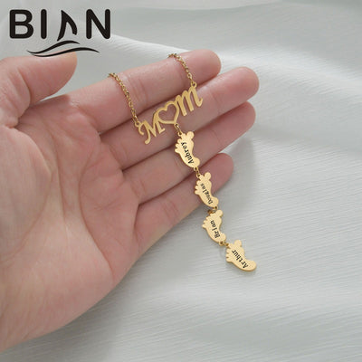 Collar Acero Inoxidable Personalizado con Nombre MOM - Image 4