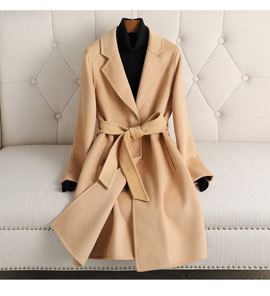 Abrigo de Cachemira Reversible para Otoño e Invierno - Image 12