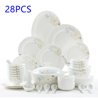 Juego de Vajilla de Porcelana Fina Estilo Europeo - Platos y Boles - Image 5