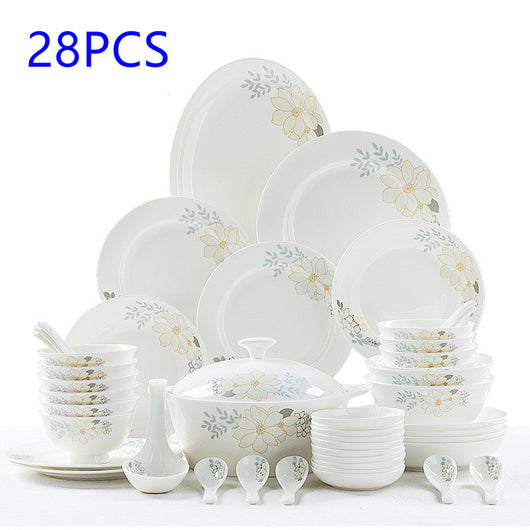 Juego de Vajilla de Porcelana Fina Estilo Europeo - Platos y Boles - Image 5
