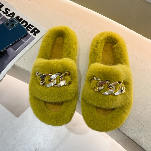 Pantuflas Peludas Acolchonadas Interior y Exterior - Image 5