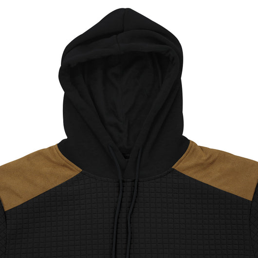 Sudadera con Capucha de Bloques de Color y Textura Jacquard para Hombre - Image 14