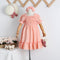 Vestido Infantil Estilo Princesa Colores Lisos con Estampado