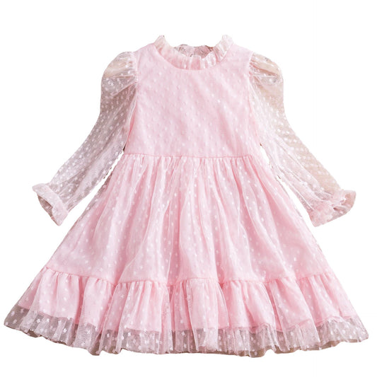 Vestido de Niña con Encaje Estilo Coreano - Image 2