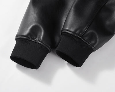 Chaqueta de Cuero PU Retro con Solapa - Estilo Alta Moda Europeo - Image 11