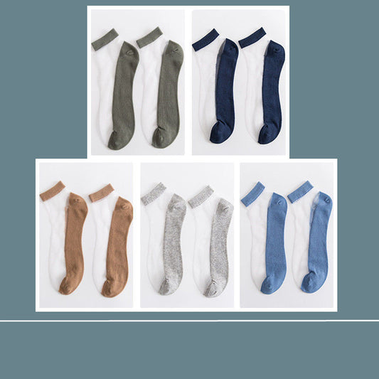 Calcetines Hombre Verano Respirable Cortos Desodorantes