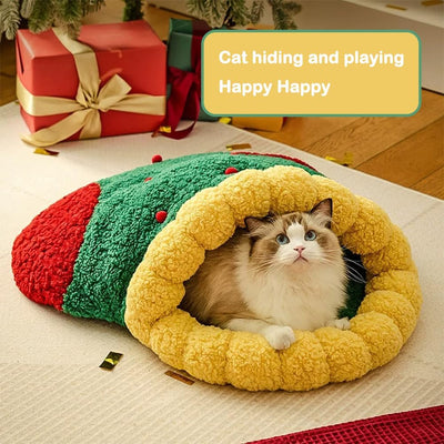 Cama Nido Navideño para Gatos y Perros Pequeños - Bolsa Térmica Semiencerrada - Image 8