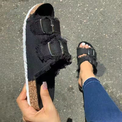 Cinturón de Lona para Mujer con Hebilla Hueca - Estilo Casual Versátil - Image 2
