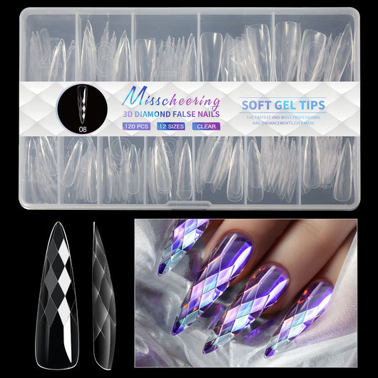 Puntas de Uñas 3D Diamond Wear de Larga Duración - Image 28