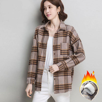 Camisa Cuadriculada Retro Estilo Hong Kong para Niñas - Image 4