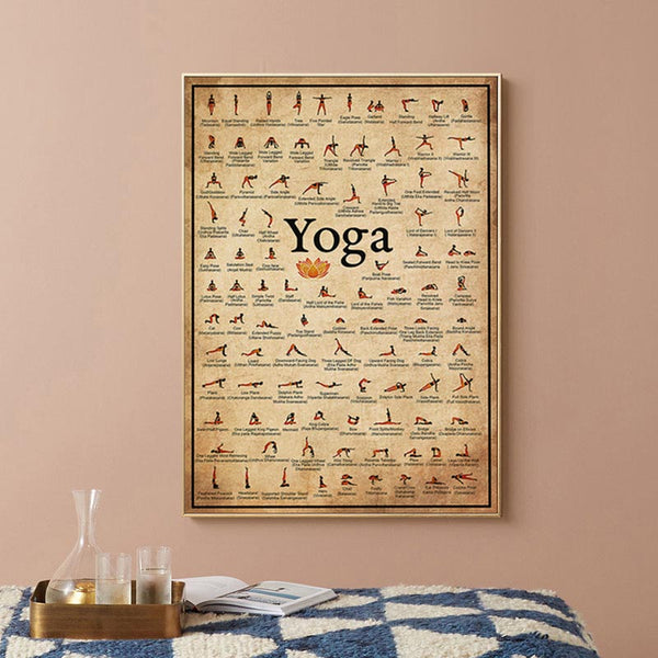 Cuadro Vintage en Lienzo para Decoración de Sala de Estar