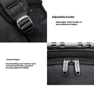 Mochila Escolar de Gran Capacidad Impermeable con Puerto de Carga y Compartimento para Auriculares - Image 7