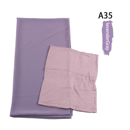Conjunto de Gorra Base y Pañuelo Chiffon a Juego - Image 28