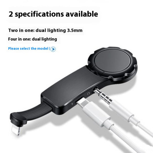 Adaptador de Audio Multifuncional con Anillo de Sujeción y Carga - Image 2