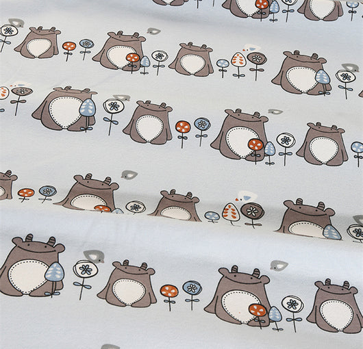 Tela de Punto de Algodón Estampada para Bebé con Acabado Satinado - Image 10