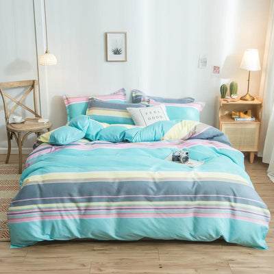 Juego de Cama Completo Algodón: Funda Nórdica, Sábanas y Almohada - Image 12