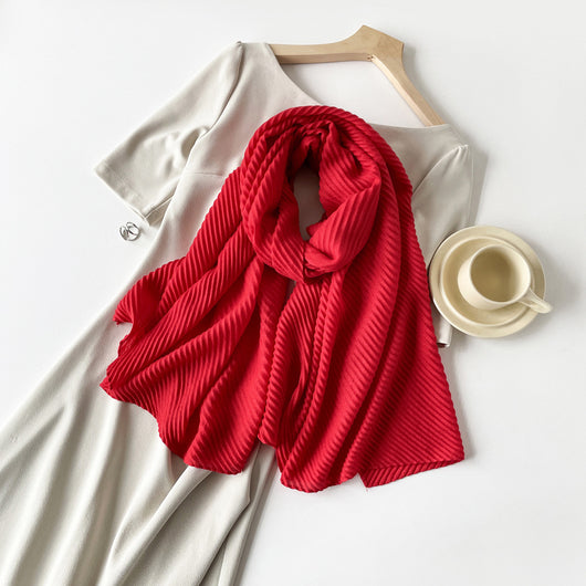 Pañuelo Mujer Algodón y Lino con Diseño Minimalista - Image 5