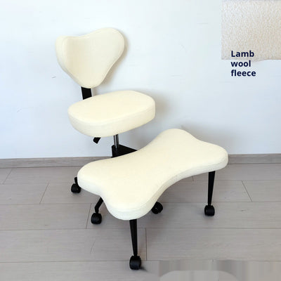 Silla de Meditación Ergonómica con Respaldo - Taburete de Rodillas Yoga