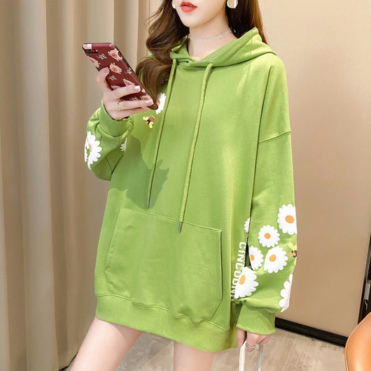 Sudadera Hoodie Estampada Ligera para Mujer - Image 5