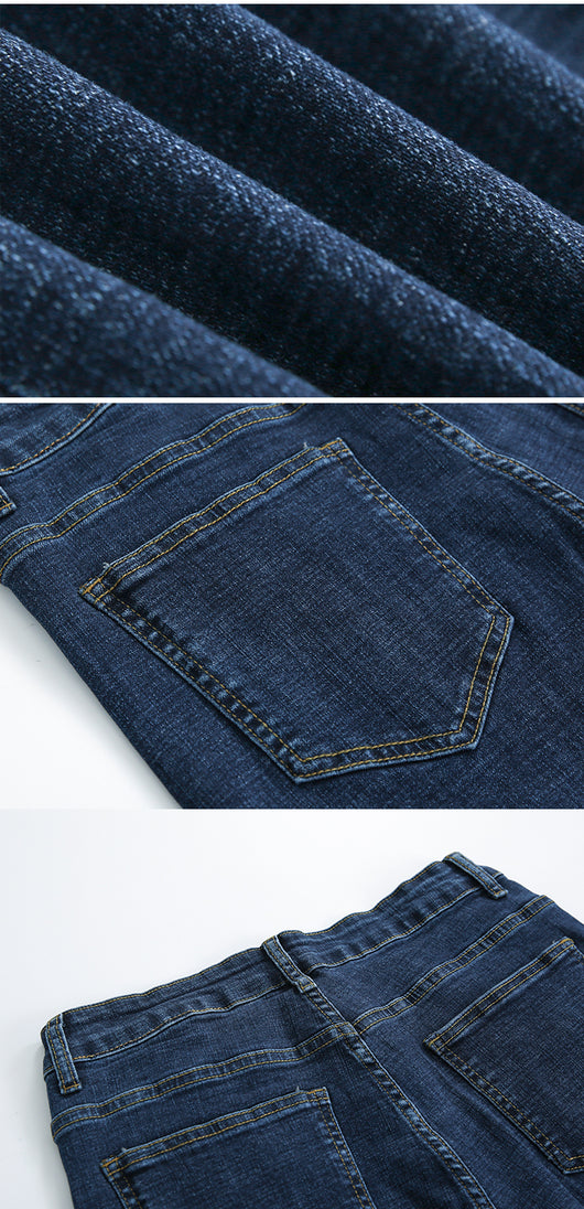 Jeans Slim Cropped Elásticos para Hombre - Image 16