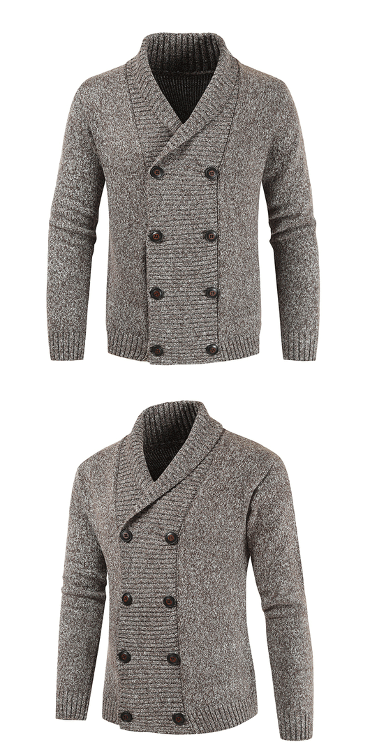 Cardigan Doble Abotonado Casual para Jóvenes - Image 13