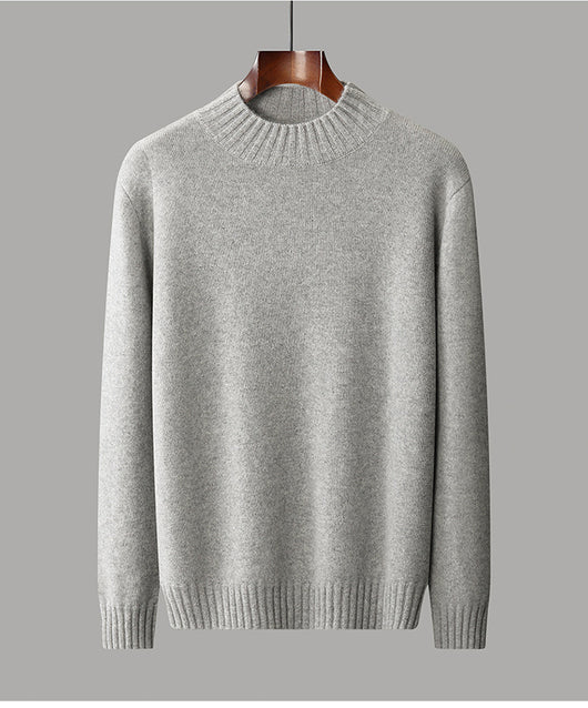 Suéter Cuello Alto Hombre Elegante Versátil Colores Sólidos - Image 11
