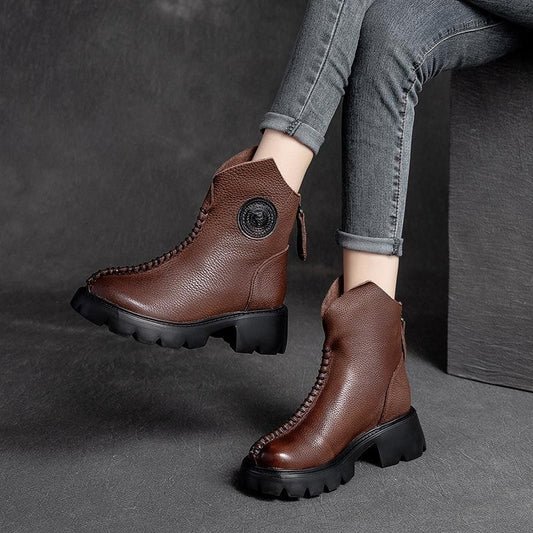 Botas Martin Retro de Suela Gruesa y Tacón Reforzado - Image 2