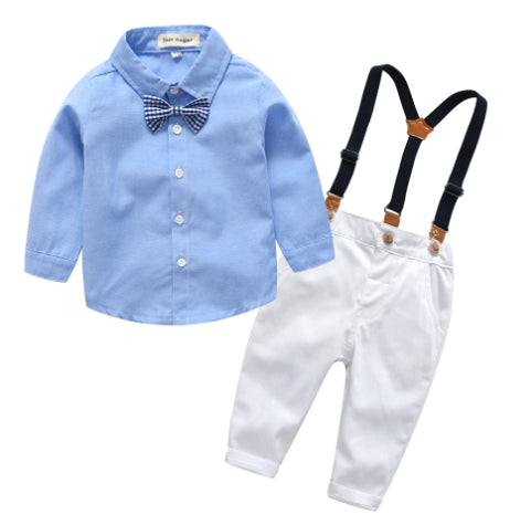 Traje Formal para Niño con Corbatín y Pantalón Largo - Image 7