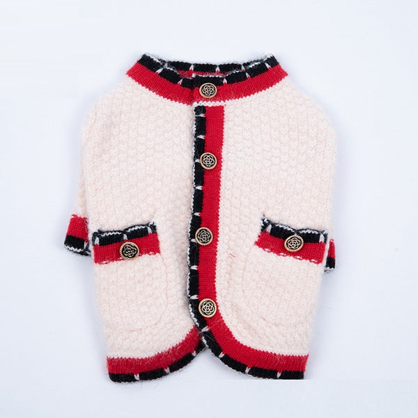 Cardigan Clásico Bejirog para Mascotas - Suéter de Estilo
