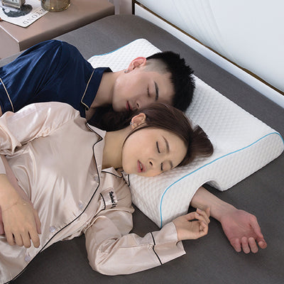 Almohada Cervical de Espuma Viscoelástica con Cáñamo Anti-Presión para Parejas - Image 17