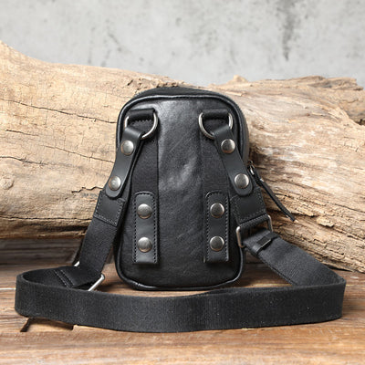 Bolsa Bandolera de Cuero Unisex - Diseño Moderno y Funcional - Image 2