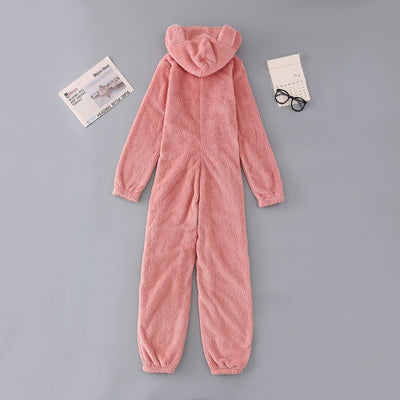 Pijama Enterizo Familiar de Lana Gruesa con Capucha - Image 10