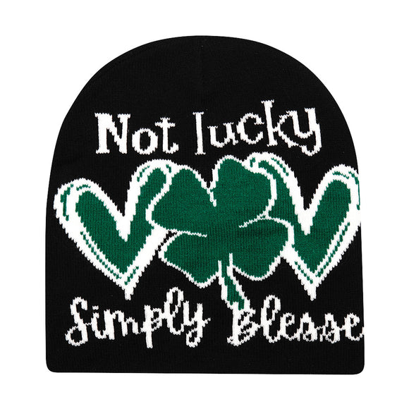 Gorro Tejido con Letras para Otoño e Invierno - Abrigo Outdoor
