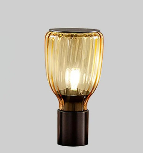 Lámpara de Mesita de Noche Cristal Multicolor Lujo para Dormitorio - Image 8
