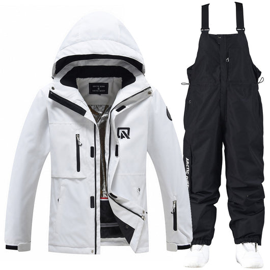 Traje de Esquí Doble Tabla para Hombre y Mujer - Abrigo Térmico Invernal - Image 10