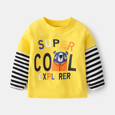 Ropa Infantil de Algodón Cuello Redondo - Diseño Casual y Adorable - Image 3
