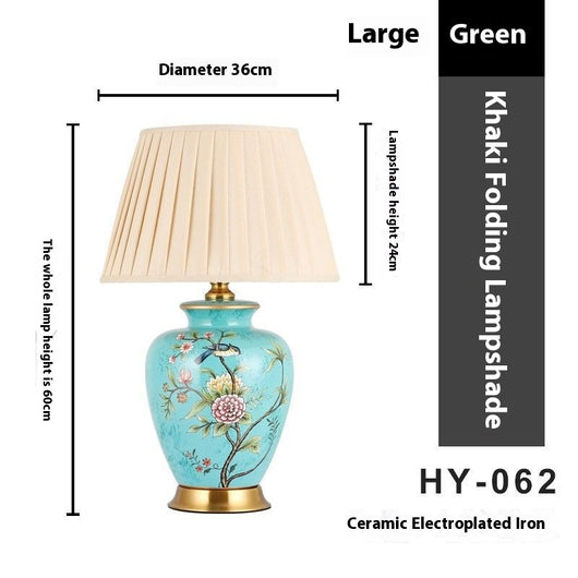 Lámpara de Mesa de Cerámica para Dormitorio, Sala y Escritorio - Image 5