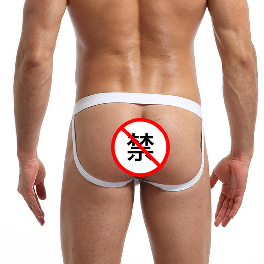 Tanga Doble de Algodón Trendy con Letras de Color Puro - Image 9