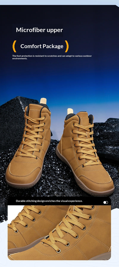 Botas de Senderismo de Cuero Premium con Puntera Ancha para Hombre - Image 13
