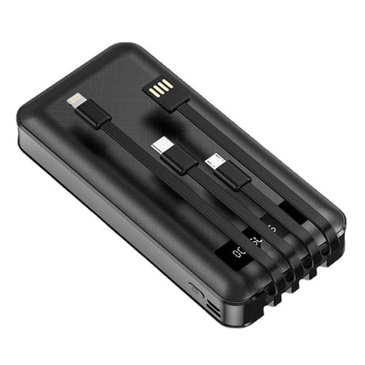 Batería Portátil de Carga Rápida con 4 Cables Integrados - Image 9