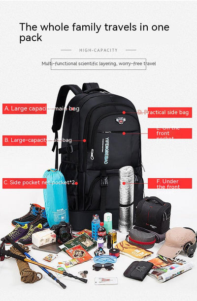 Mochila de Viaje Montañero de Gran Capacidad para Hombre - Image 20