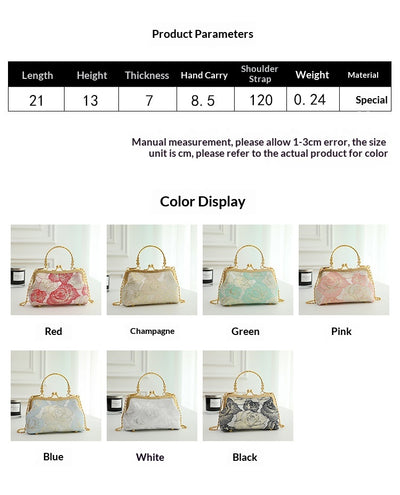 Bolso de Noche Cheongsam Mini - Elegancia Oriental - Image 13