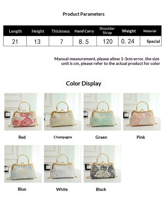 Bolso de Noche Cheongsam Mini - Elegancia Oriental - Image 13