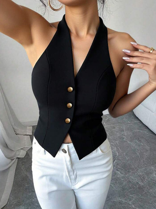 Chaleco Halter Backless Ajustable - Cardigan de Verano para Mujer - Image 8