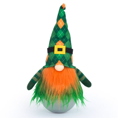 Muñeco Rudolph sin Rostro con Gorro Verde - Juguete Tumbler Interactivo - Image 9